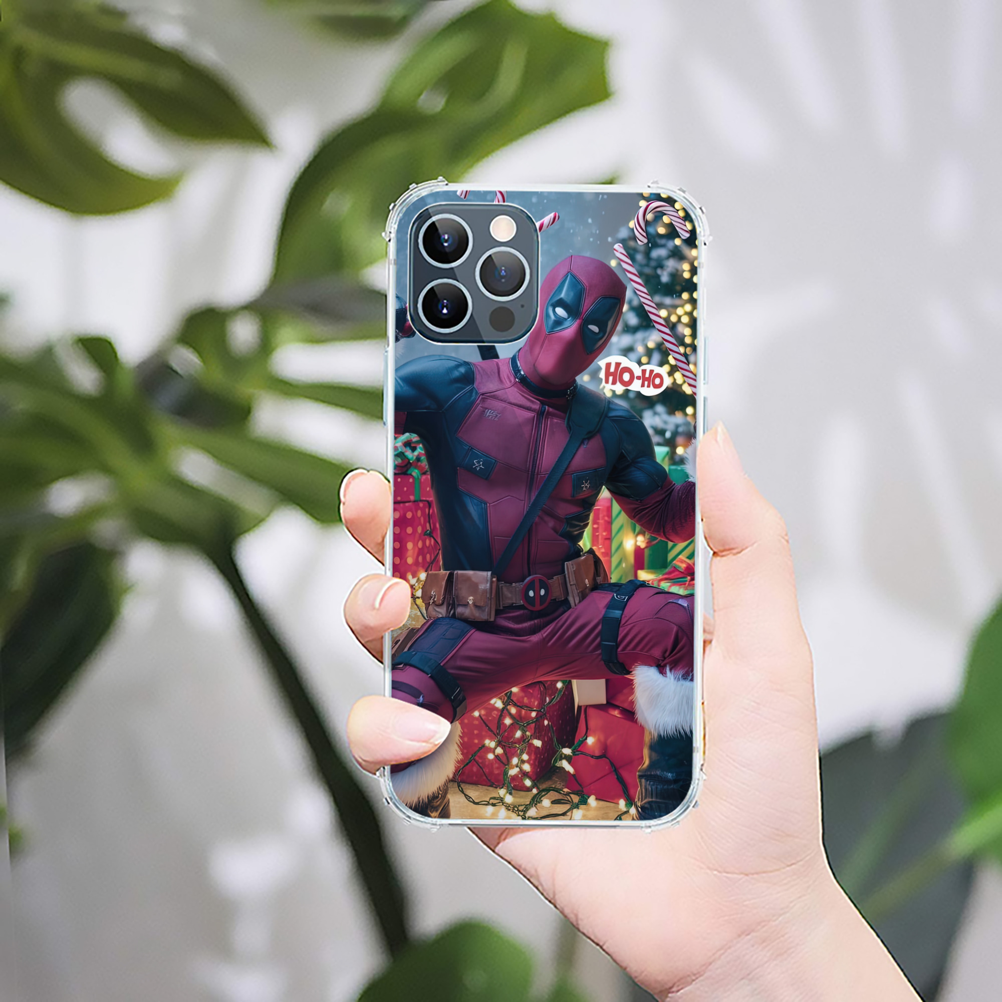 （画像用） Deadpool デッドプール 【iPhone 12シリーズ対応】透明スマホケース（クリアソフトケース）